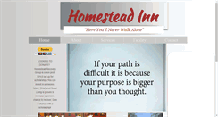 Desktop Screenshot of homesteadinn.org